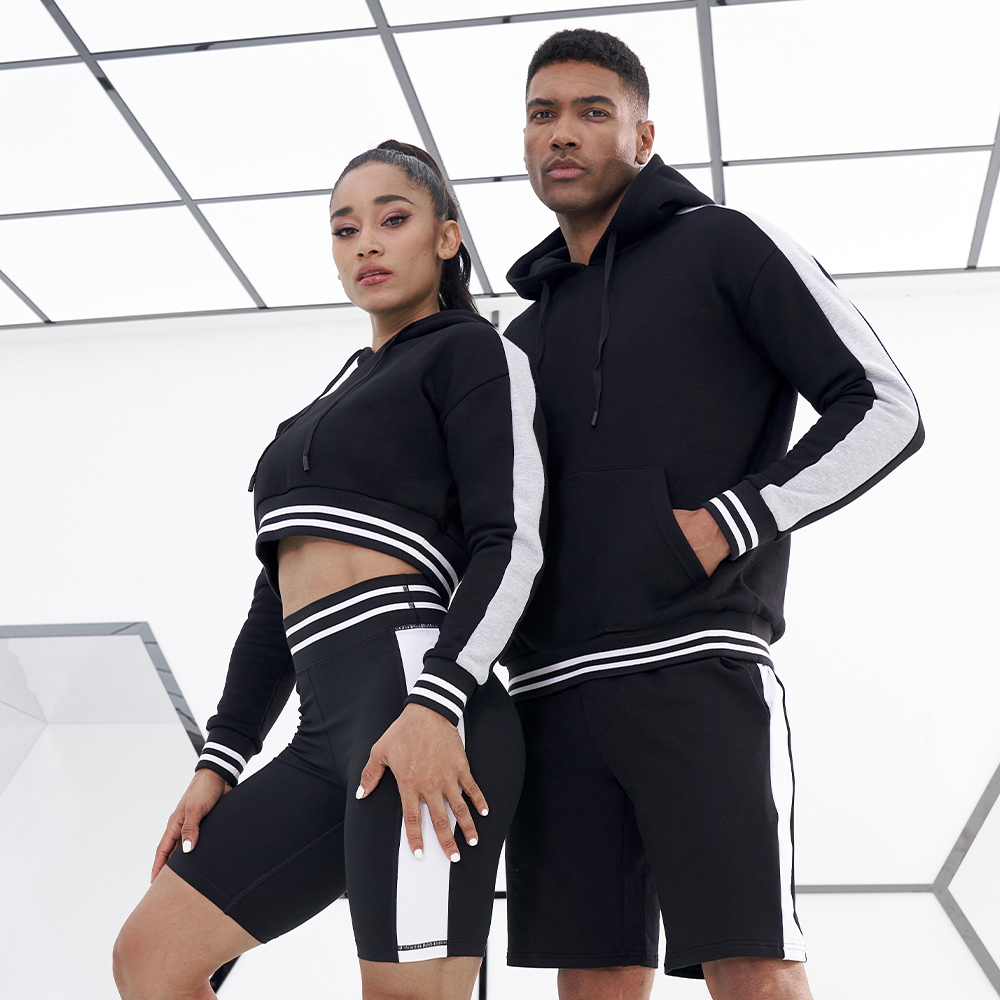 OEM Custom Logo Women Men Fitness Wear Hoodies and Sweat Pants Set Unisex Jogging Wear · image 1