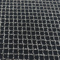 Très lourd perlé brillant broderie tricoté Tulle dentelle tissu luxe paillettes Tulle pour soirée robe complète