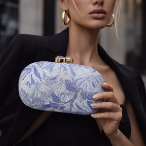 Borsa da Sera <span class=keywords><strong>di</strong></span> Lusso con Ricamo Floreale, Pochette Firmata da Polso per Signore, Borse per Telefono e Trucco, Elegante Borsetta da Donna - Product Image 4