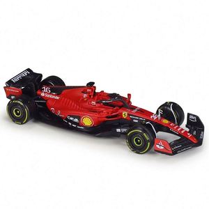 Modèle de voiture de course de Formule 1 rouge à l'échelle 1:43 en alliage métallique moulé sous pression, style F1, pour collectionneurs, jouet de présentation - Product Image 1