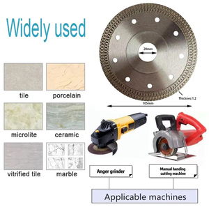 Lame de <span class=keywords><strong>scie</strong></span> diamantée de qualité supérieure, de qualité industrielle, sur mesure, 5 pouces (125 mm), durable et tranchante, pour une coupe rapide des carreaux et du granit - Product Image 6