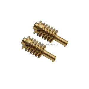 Factory custom CNC turning part Metal switch inside brass parts Precision CNC machining service for radiator component