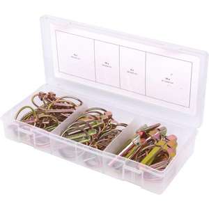 KS TOOLS - 970.0550 <b>Lynch</b> <b>pins</b> assortment (50 pcs) - EAN 4042146514344 ELEMENTS FOR FIXING FIXINGS - Product Image 1