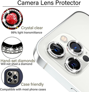Anello di metallo con vetro di protezione per obiettivo della fotocamera per <span class=keywords><strong>iPhone</strong></span> 13 <span class=keywords><strong>12</strong></span> mini 11 14 13 16pro <span class=keywords><strong>max</strong></span> 15 <span class=keywords><strong>12</strong></span> <span class=keywords><strong>pro</strong></span> <span class=keywords><strong>Cover</strong></span> completa per vetro obiettivo della fotocamera - Product Image 2