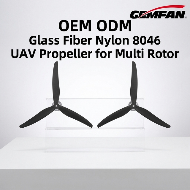 New Product GEMFAN 8046 Glass Fiber Nylon UAV 3-blade Propeller for Multi Rotor Unmanned Aerial Vehicles