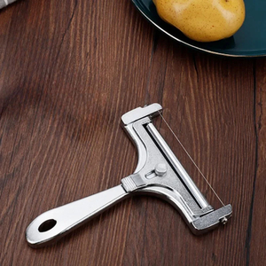Cortador de Queso de Aluminio al por Mayor, Ajustable en Grosor, para Mantequilla, Quesos Blandos y Semiduros, Utensilios de Cocina, Gadgets para Queso Cheddar - Product Image 2