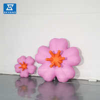 Modèles gonflables de Sakura Accessoires décoratifs à thème floral et végétal Fleurs roses gonflables pour mariage