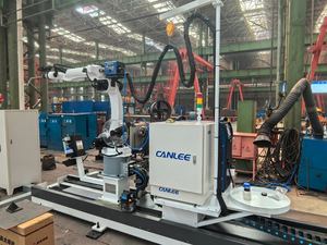 Station de soudage à rail au sol à sept axes, machine de soudage à axe mobile à voie droite, robot en acier - Product Image 4