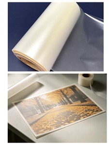 Pellicola di Laminazione Opaca Termica/Antigraffio Testurizzata 23-28 Micron per Foto/Scatole Vino/Copertine Libri, Prodotta in Cina - Product Image 1