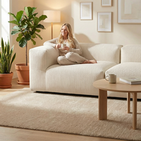 Canapé modulaire en nuages, idéal pour se détendre, adapté aux animaux domestiques, mobilier de salon - Grande Vente