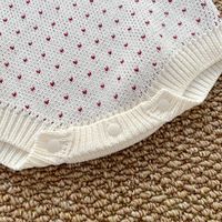 Combinaison en tricot vintage pour bébé, 100% coton, motif Fair Isle, nœud papillon, body pour nouveau-né, 66-90 cm, vêtements de boutique pour bébé, automne-hiver