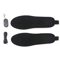 Semelles chauffantes réutilisables en EVA, rechargeables par USB, chauffe-pieds thermiques pour hommes et femmes, sports d'hiver, plein air