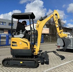 Hot Sale 0.04cbm <b>Excavator</b> <b>Machine</b> 11.8kw SE17SR 1.88ton Mini Crawler <b>Excavator</b> with Spare Parts - Product Image 2