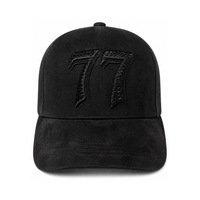 Casquettes de baseball vintage de luxe noires en gros pour jeunes femmes, avec 77 caractères, style 31 El Mago Dandy, à visière incurvée