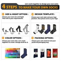 Chaussettes de sport athlétiques mi-mollet pour hommes, respirantes et rembourrées, avec logo personnalisé, en coton tricoté doux, pour la course et l'entraînement
