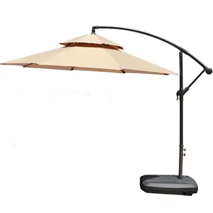 Outdoor-Sonnenschirme im modernen Stil Hot Sale Hochwertige und anpassbare freitragende Regenschirme 8 Rippen