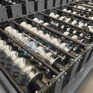 Fabrik Großhandels preis Wellpappe Dachziegel Verzinkte Lichtbogen farbe Stahlblech Rollen form maschine für den Hausbau - Product Image 2