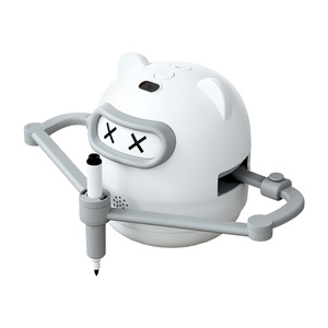 <span class=keywords><strong>Robot</strong></span> de <span class=keywords><strong>dessin</strong></span> et de peinture pour enfants avec scanner de codes, nouveau modèle OEM, en plastique, jouet intelligent pour l'apprentissage <span class=keywords><strong>facile</strong></span>, cadeau d'anniversaire - Product Image 1