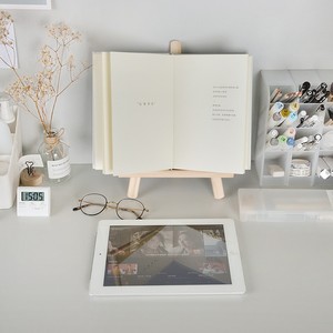 Wooden Desktop Easel <b>Tablet</b> <b>Stand</b> Adjustable Natural Wood Color 290x190x50mm <b>For</b> Desk Use - Product Image 4