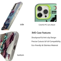 Coque de téléphone IMD imprimée UV avec boussole pour iPhone 16 Pro, motif inspiré de la pierre, coque de protection résistante aux rayures pour modèles 11 à 17 Air