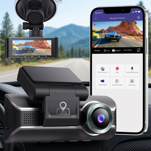 NOUVEAU 2025 AZDOME M550pro 4K+1K+2.5K Caméra embarquée 3 canaux LCD avec WiFi GPS Vision nocturne ADAS Angle 150° 64 Go - Product Image 3