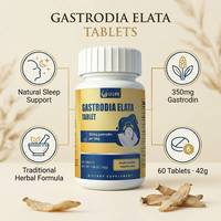 Complément de sommeil Gastrodia Elata en comprimés pour le soulagement du stress, des cycles de sommeil sains, un meilleur repos, aide nocturne et thérapie apaisante pour l'esprit