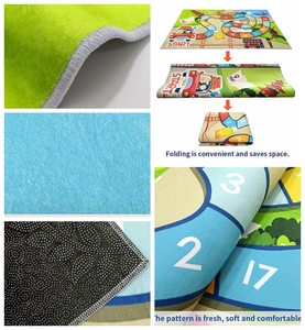 Alfombra suave con patrón de animales para decoración de habitación de niños, alfombra antideslizante de alta calidad - Product Image 6