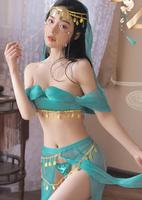Ecoparty Lingerie Sexy Femme Hanfu Costume de Danse Ancienne Chinoise Scène Costume de Fée Princesse Cosplay Pyjama en Chiffon Tentation Mini