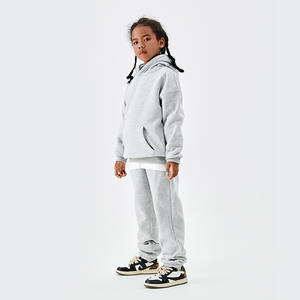 Ensemble Confortable pour Enfants – Collection Automne-Hiver <span class=keywords><strong>Merlot</strong></span> – Ensemble Sweat à Capuche et Pull pour Bébé – Manches Longues Printemps 350G – Ensemble Garçons et Filles - Product Image 2