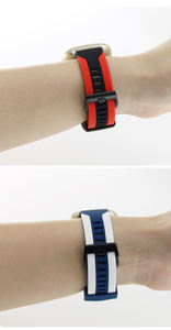 <span class=keywords><strong>Bracelet</strong></span> de <span class=keywords><strong>montre</strong></span> en silicone souple à double bande pour Fitbit <span class=keywords><strong>Versa</strong></span> 3 4 sens <span class=keywords><strong>montre</strong></span> de sport intelligente accessoires <span class=keywords><strong>Bracelet</strong></span> étanche homme - Product Image 4