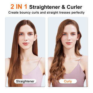 Réchauffeur rapide 480F Mch 2 en 1 lissage et boucleur fer à lisser <span class=keywords><strong>plat</strong></span> <span class=keywords><strong>professionnel</strong></span> avec logo personnalisé - Product Image 6