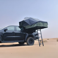 Nouvelle arrivée Tente de toit en toile ENJOIN pour voitures 4x4 tout-terrain - Conception spacieuse Utilisation quatre saisons Ouverture automatique rapide Aluminium