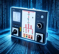 Indicador de Estado Inteligente ES503 con Pantalla LCD Grande, Panel de Medición con Diagrama Simulado, Controlador de Tablero de Distribución RS485 Modbus EASTSONG