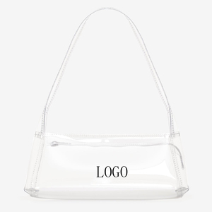 Fabrication sur mesure <span class=keywords><strong>de</strong></span> sacs à bandoulière transparents en PVC 100% pour femmes, sacs en PVC transparents, sacs à main en PVC transparent - Product Image 1