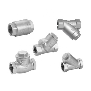 Nạp kiểm tra van chủ đề thép không gỉ <span class=keywords><strong>Y</strong></span> loại Mùa Xuân Nữ tiêu chuẩn thủ<span class=keywords><strong>y</strong></span> lực chung nước/dầu/khí/Ăn da trung bình - Product Image 3