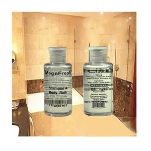 Star hotel supplies disposable toiletry set guesthouse small bottle customized bath gel 2-in-1 hotel shampoo bottles packaging