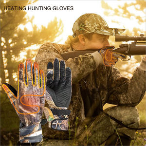 Camuflaje Invierno Al Aire Libre 7,4 V 2600mAh Batería Camo Diseño de caza Precio al por mayor Guantes calefactables para montar a caballo - Product Image 2