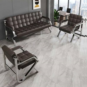 Sofá Moderno de Lujo, Diseño Superior, para Oficina, 3 Plazas, Negro - Product Image 4