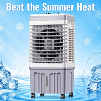 Ventilateur tour humidificateur rafraîchisseur d'air évaporatif domestique FJ-820DL, débit d'air 4500 CMH, 70W, 220V-240V, 50Hz/60Hz, 3 vitesses
