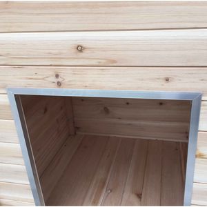 Sdd013 ידידותי לסביבה יוקרה מודרני כלב חיצוני כלוב עם יחידת ac דפוס הדפסה חיה קטנה עבור כלבים - Product Image 5