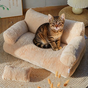 Cama para Mascotas Ecológica en Oferta, Sofá Interior para Perros Pequeños y Gatos con Funda Extraíble y Lavable, Patrones Personalizables DEM/DOM - Product Image 2