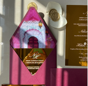 Tarjetas de invitación de boda de lujo de alta calidad, sobre de terciopelo, <span class=keywords><strong>hojas</strong></span> de papel texturizado para eventos corporativos, boda, Día de San Valentín - Product Image 5