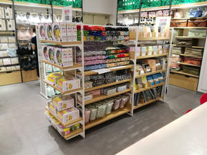 Rak Display barang dua sisi ringan, untuk ritel makanan di toko dolar Supermarket - Product Image 5