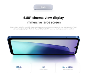 Nuevo Xiaomi <span class=keywords><strong>Redmi</strong></span> 14C 2024, 128GB/256GB, Teléfono Inteligente Original, Carga Rápida, Tarjeta SIM, Teléfonos Móviles 4G Globales - Product Image 6