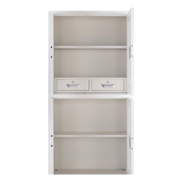 Armoire de sécurité pour le stockage à domicile ou au bureau avec empreinte digitale et mot de passe, adaptée aux usines, avec deux tiroirs