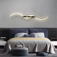Lampe murale LED 12W la plus vendue, style européen moderne, décoration intérieure pour la maison, en acier inoxydable et aluminium, pour hôtels et escaliers