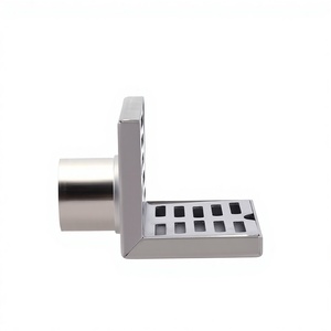 OEM 304 Stainless Steel Thickened L-Shaped Floor Drain Modern Simple for Outdoor Terrace Balcony Bathroom Accessories - Product Image 3