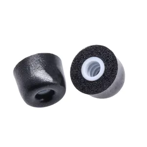 New Design Spiral Tube Memory Foam Ear Tips Noise Cancelling Earbuds Earplugs Foam Tips For TWS in-ear Earphone