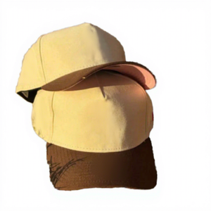 Casquette de baseball unisexe en toile à 6 panneaux, couleur unie, chapeau décontracté pour le printemps et l'été, taille adulte 58-60 cm - Product Image 1