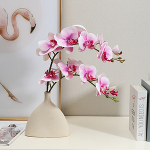 9 Cabezas de Flores de Phalaenopsis Impresas en 3D, Simulación de Flores para Decoración del Hogar, Sala de Estar, Boda, Flor Artificial, Planta al por Mayor - Product Image 2